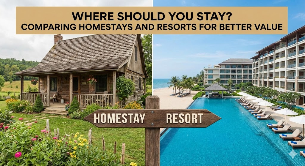 Where Should You Stay? Comparing Homestays and Resorts for Better Value